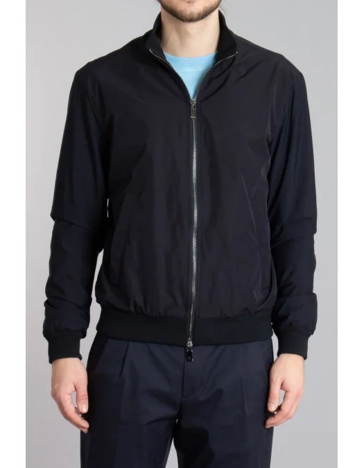 GEACA PAL ZILERI, Tech Fabric Bomber, Black - 9A36SG517PO20601 GEACA PAL ZILERI, Tech Fabric Bomber, Black - 9A36SG517PO20601