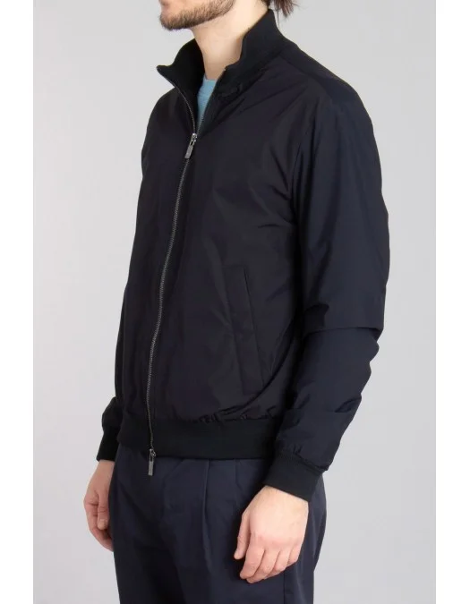 GEACA PAL ZILERI, Tech Fabric Bomber, Black - 9A36SG517PO20601 GEACA PAL ZILERI, Tech Fabric Bomber, Black - 9A36SG517PO20601