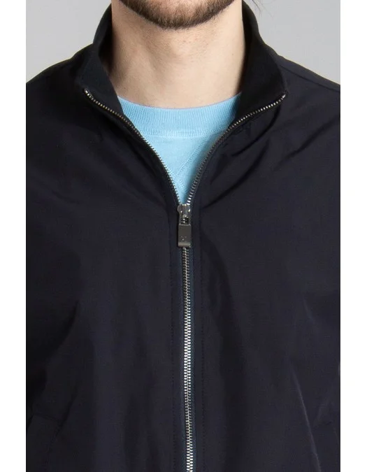 GEACA PAL ZILERI, Tech Fabric Bomber, Black - 9A36SG517PO20601 GEACA PAL ZILERI, Tech Fabric Bomber, Black - 9A36SG517PO20601