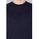 Tricou PAL ZILERI, Regular Fit, Cotton-Silk, Blend Knit, Navy Blue - 9A3M0M550EPM75001