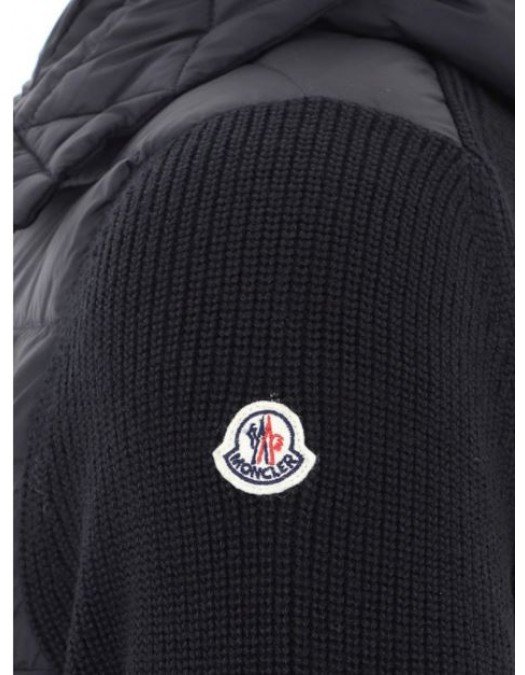 Jacheta Moncler, Bumbac, Logo Atasat - 9B50800999