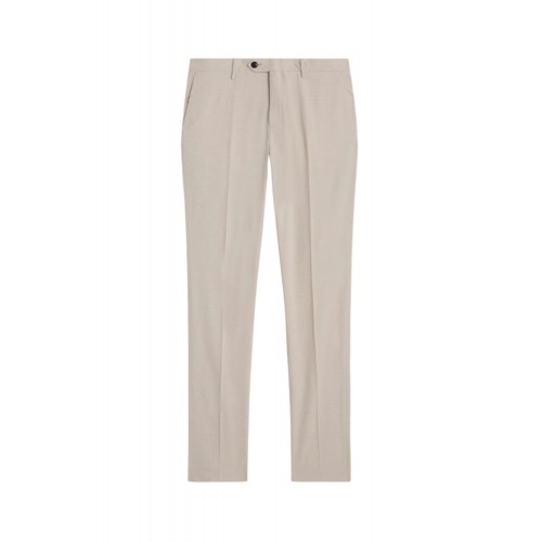 Pantaloni PAL ZILIERI, light brown mouline microstructure