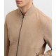 Jacheta PAL ZILERI, light brown goat suede ultra lightweight bomber jacket - 9C36PJ200SL28238