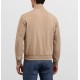 Jacheta PAL ZILERI, light brown goat suede ultra lightweight bomber jacket - 9C36PJ200SL28238