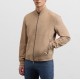 Jacheta PAL ZILERI, light brown goat suede ultra lightweight bomber jacket - 9C36PJ200SL28238