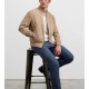 Jacheta PAL ZILERI, light brown goat suede ultra lightweight bomber jacket - 9C36PJ200SL28238