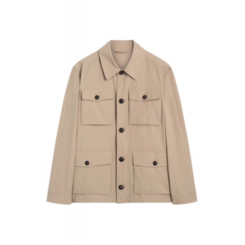 Jacheta PAL ZILERI, Impermeabila, saharan cotton and nylon, Bej