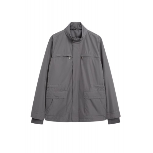 Jacheta PAL ZILERI, grey lightweight water repellent polyester