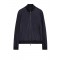 Jacheta PAL ZILERI, navy blue water repellent lightweight polyester bomber jacket