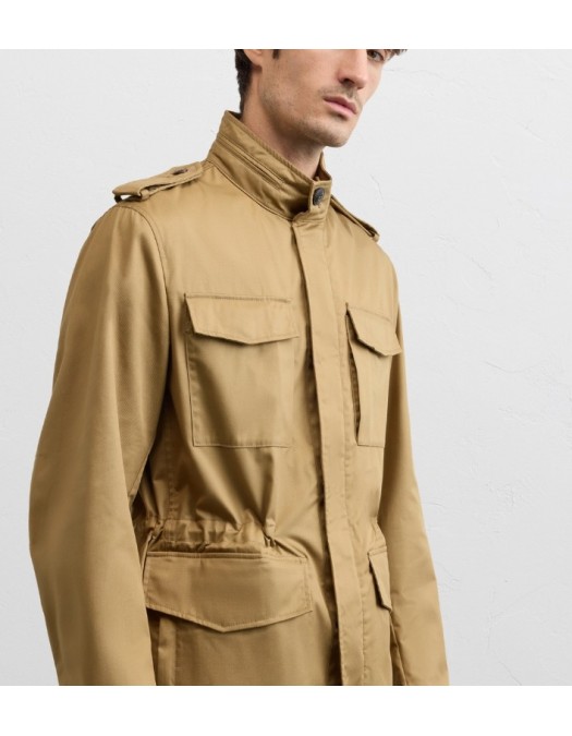 Jacheta PAL ZILERI, mustard colored cotton and polyester gabardine - 9C36ST141SO20052