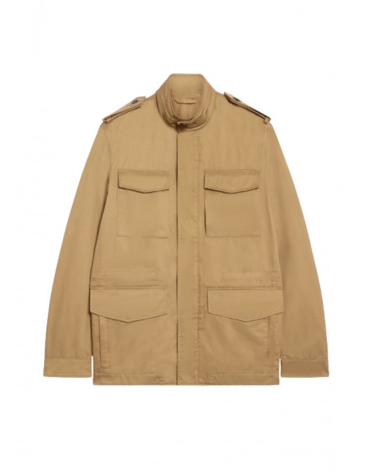 Jacheta PAL ZILERI, mustard colored cotton and polyester gabardine - 9C36ST141SO20052