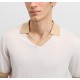 Tricou PAL ZILERI, white lyocell cotton and silk short, Regular fit - 9C3M0M316SM71480