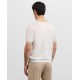 Tricou PAL ZILERI, white lyocell cotton and silk short, Regular fit - 9C3M0M316SM71480