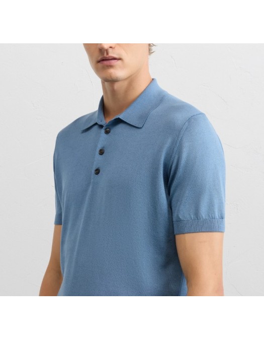 Tricou PAL ZILIERI, light blue, regular fit - 9C3M0U303SM72106