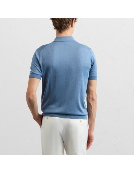 Tricou PAL ZILIERI, light blue, regular fit - 9C3M0U303SM72106