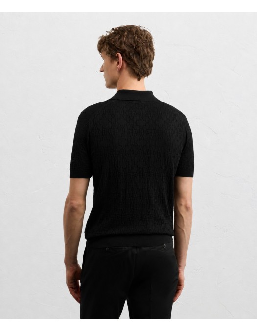 Tricou PAL ZILIERI, Regular Fit, Black - 9C3M0U552SM72620