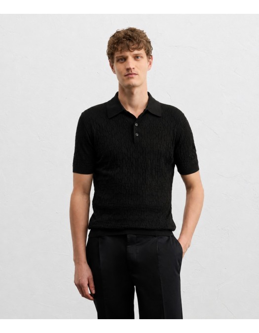 Tricou PAL ZILIERI, Regular Fit, Black - 9C3M0U552SM72620