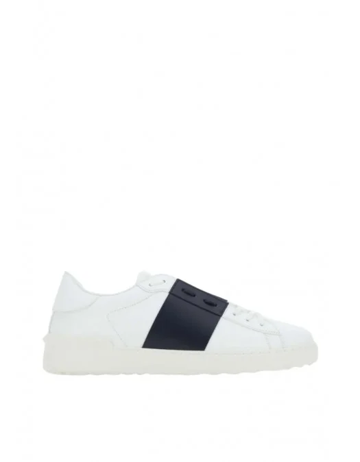 Sneakers VALENTINO, calfskin open sneakers, Alb - 9Y2S0830BLUM15