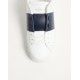 Sneakers VALENTINO, calfskin open sneakers, Alb - 9Y2S0830BLUM15