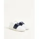 Sneakers VALENTINO, calfskin open sneakers, Alb - 9Y2S0830BLUM15