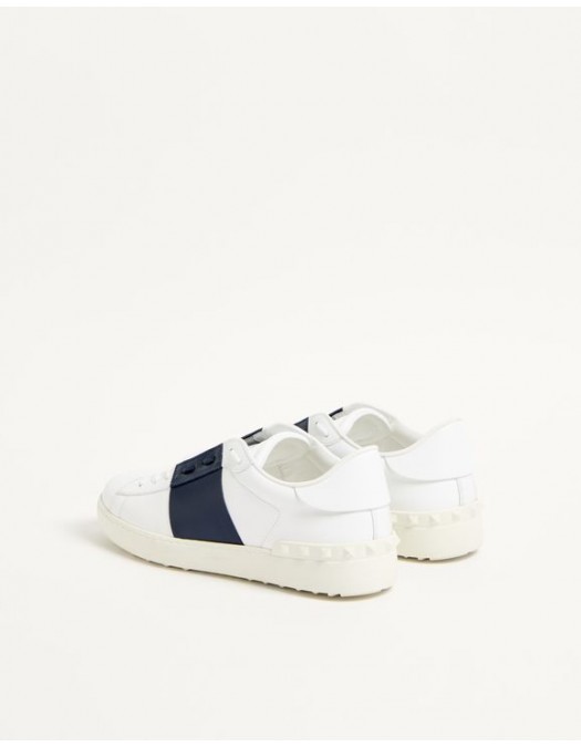 Sneakers VALENTINO, calfskin open sneakers, Alb - 9Y2S0830BLUM15