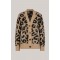 Pulover JOOP, Animal Print Leopard, Brown