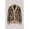Pulover JOOP, Animal Print Leopard, Brown