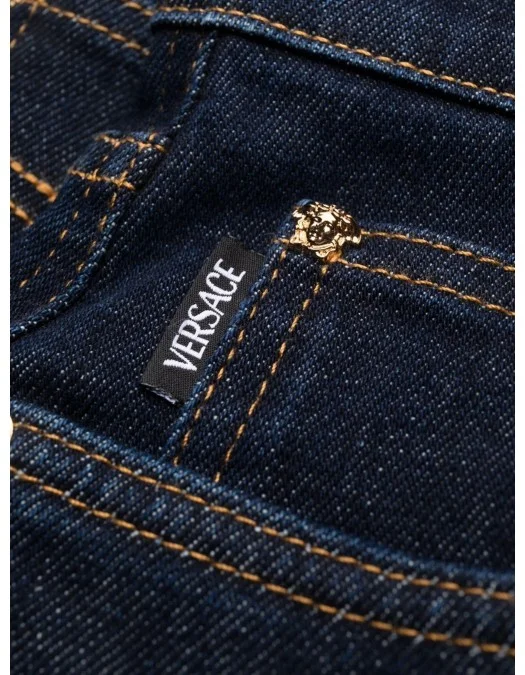 Jeans Versace, Bleumarin, Logo Auriu - A818321A022331D100