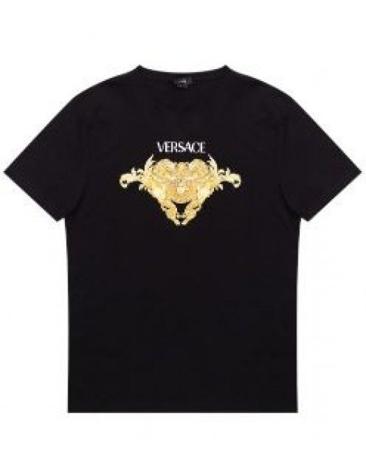 Tricou Versace, Black, Medusa Gold - A88444A2374411B000