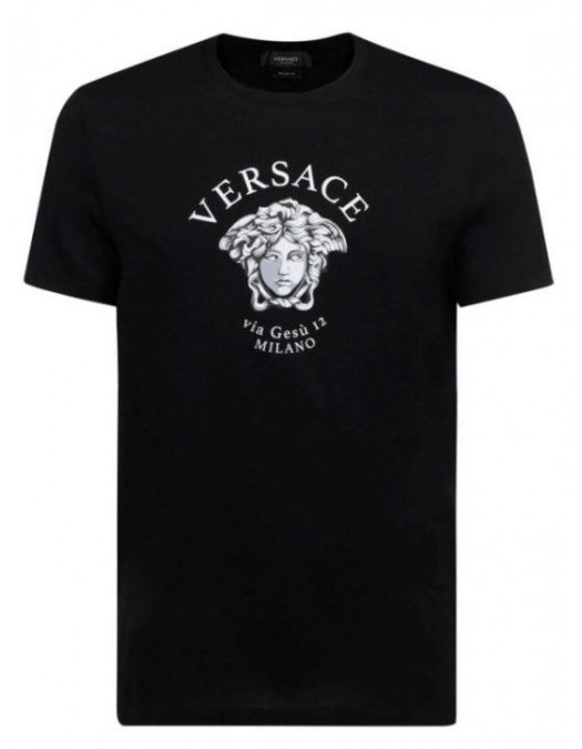 Tricou Versace, Imprimeu Medusa, Black, A88659A228806A1008 - A88659A228806A1008