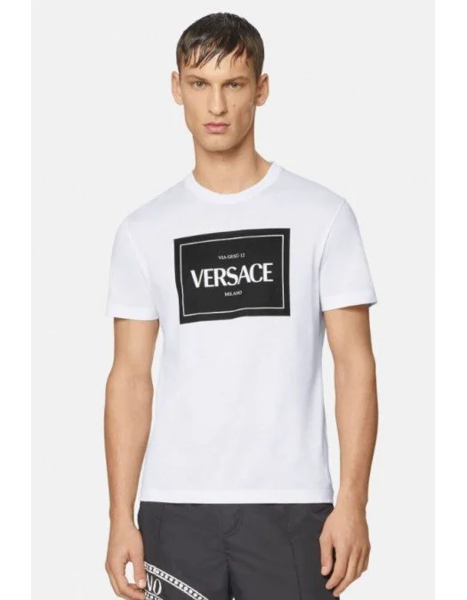 TRICOU VERSACE , Bumbac, Imprimeu Frontal - A89296A228806A1001 TRICOU VERSACE , Bumbac, Imprimeu Frontal - A89296A228806A1001