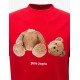 Tricou Palm Angels, Imprimeu Teddy Bear, Rosu - AA00R0012560