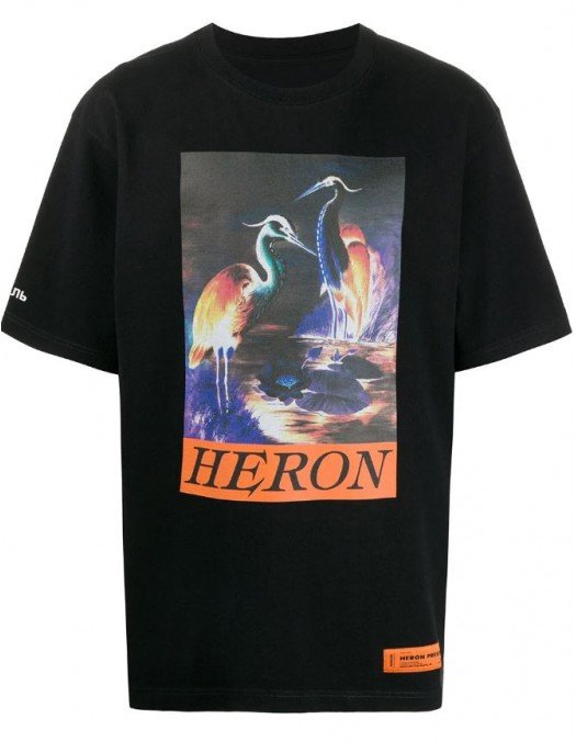 Tricou Heron Preston, Insertie Logo, Negru - AA0142011088