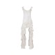 Rochie ELISABETTA FRANCHI, georgette-fabric with feather-print, Alb - AB01967E2193