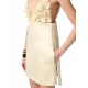 ROCHIE ELISABETTA FRANCHI, 3D Floral Lace, Mini, Beige - AB73752E2DC7 ROCHIE ELISABETTA FRANCHI, 3D Floral Lace, Mini, Beige - AB73752E2DC7