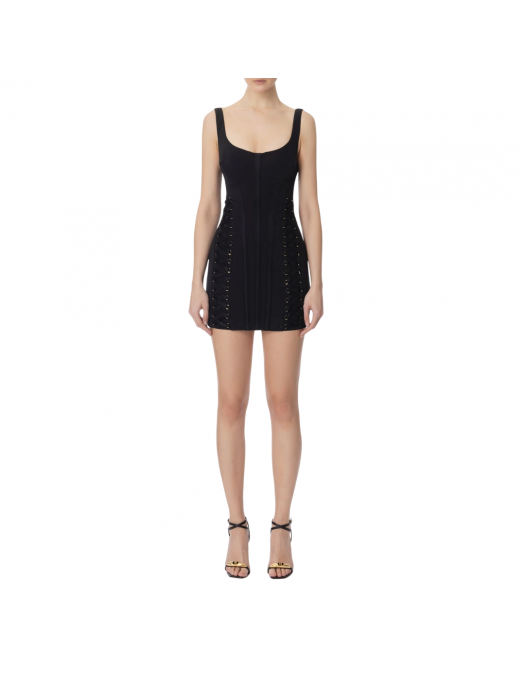 ROCHIE ELISABETTA FRANCHI, Crossover Laces, Mini, Black - AB74252E2360 ROCHIE ELISABETTA FRANCHI, Crossover Laces, Mini, Black - AB74252E2360