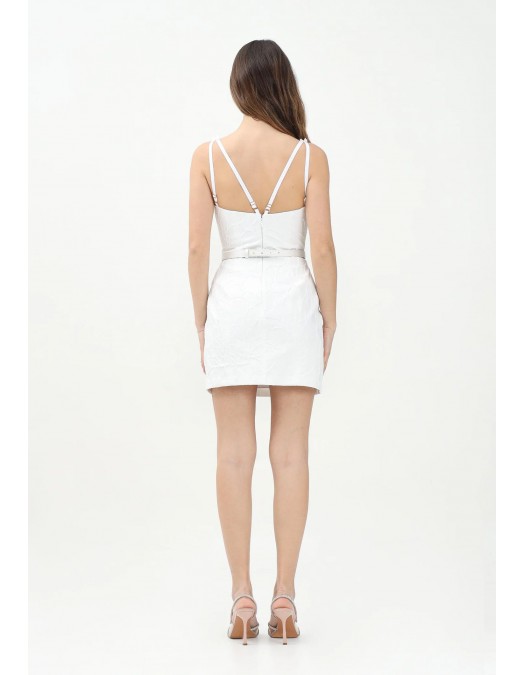 ROCHIE ELISABETTA FRANCHI, Floral Jacquard, Mini, White - AB77952E2360 ROCHIE ELISABETTA FRANCHI, Floral Jacquard, Mini, White - AB77952E2360