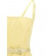 ROCHIE ELISABETTA FRANCHI, 3D Embroidered, Mini, Lemon Yellow - AB77952E2DC7 ROCHIE ELISABETTA FRANCHI, 3D Embroidered, Mini, Lemon Yellow - AB77952E2DC7