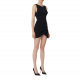 ROCHIE ELISABETTA FRANCHI, Mini, Draped Gold Detail, Black - AB79856E2110 ROCHIE ELISABETTA FRANCHI, Mini, Draped Gold Detail, Black - AB79856E2110