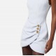 ROCHIE ELISABETTA FRANCHI, Mini, Draped Gold Detail, Powder Blue - AB79856E2EA7 ROCHIE ELISABETTA FRANCHI, Mini, Draped Gold Detail, Powder Blue - AB79856E2EA7