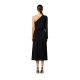 ROCHIE ELISABETTA FRANCHI, One Shoulder, Buttons, Black - AB80252E2110 ROCHIE ELISABETTA FRANCHI, One Shoulder, Buttons, Black - AB80252E2110