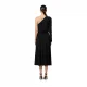 ROCHIE ELISABETTA FRANCHI, One Shoulder, Buttons, Black - AB80252E2110 ROCHIE ELISABETTA FRANCHI, One Shoulder, Buttons, Black - AB80252E2110