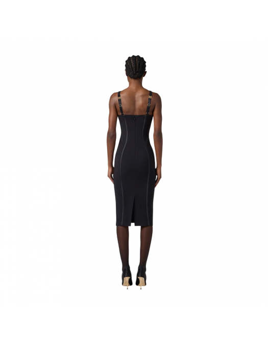 ROCHIE ELISABETTA FRANCHI, Mini, Bodycon Chic, Tulle, Black - AB80256E2110 ROCHIE ELISABETTA FRANCHI, Mini, Bodycon Chic, Tulle, Black - AB80256E2110