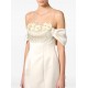 ROCHIE ELISABETTA FRANCHI, Floral Embroidered Satin, Mini, Light Beige - AB81152E2193 ROCHIE ELISABETTA FRANCHI, Floral Embroidered Satin, Mini, Light Beige - AB81152E2193
