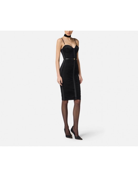 ROCHIE ELISABETTA FRANCHI, Midi, Elegance, Stretch, Black - AB81556E2110 ROCHIE ELISABETTA FRANCHI, Midi, Elegance, Stretch, Black - AB81556E2110
