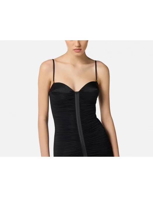 ROCHIE ELISABETTA FRANCHI, Midi, Elegance, Stretch, Black - AB81556E2110 ROCHIE ELISABETTA FRANCHI, Midi, Elegance, Stretch, Black - AB81556E2110