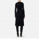 ROCHIE ELISABETTA FRANCHI, Jersey dress with jewel buttons, Slim, Negru - AB82257E2110 ROCHIE ELISABETTA FRANCHI, Jersey dress with jewel buttons, Slim, Negru - AB82257E2110