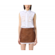 CAMASA ELISABETTA FRANCHI, Openwork Embroideries, Raffia, White Brown - AB83355E3123 CAMASA ELISABETTA FRANCHI, Openwork Embroideries, Raffia, White Brown - AB83355E3123