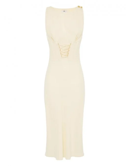 ROCHIE ELISABETTA FRANCHI, Corset Detailing, Light Beige - AB84652E2DC7 ROCHIE ELISABETTA FRANCHI, Corset Detailing, Light Beige - AB84652E2DC7