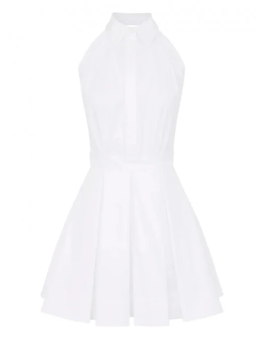 ROCHIE ELISABETTA FRANCHI, Pleated Mini, White - AB85452E2360 ROCHIE ELISABETTA FRANCHI, Pleated Mini, White - AB85452E2360
